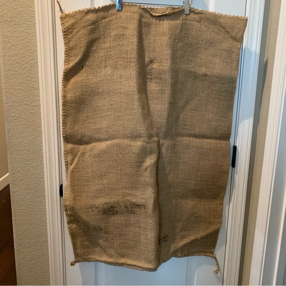 Natural Jute Burlap Organic Coffee Bean Bag Sack Honduras Large